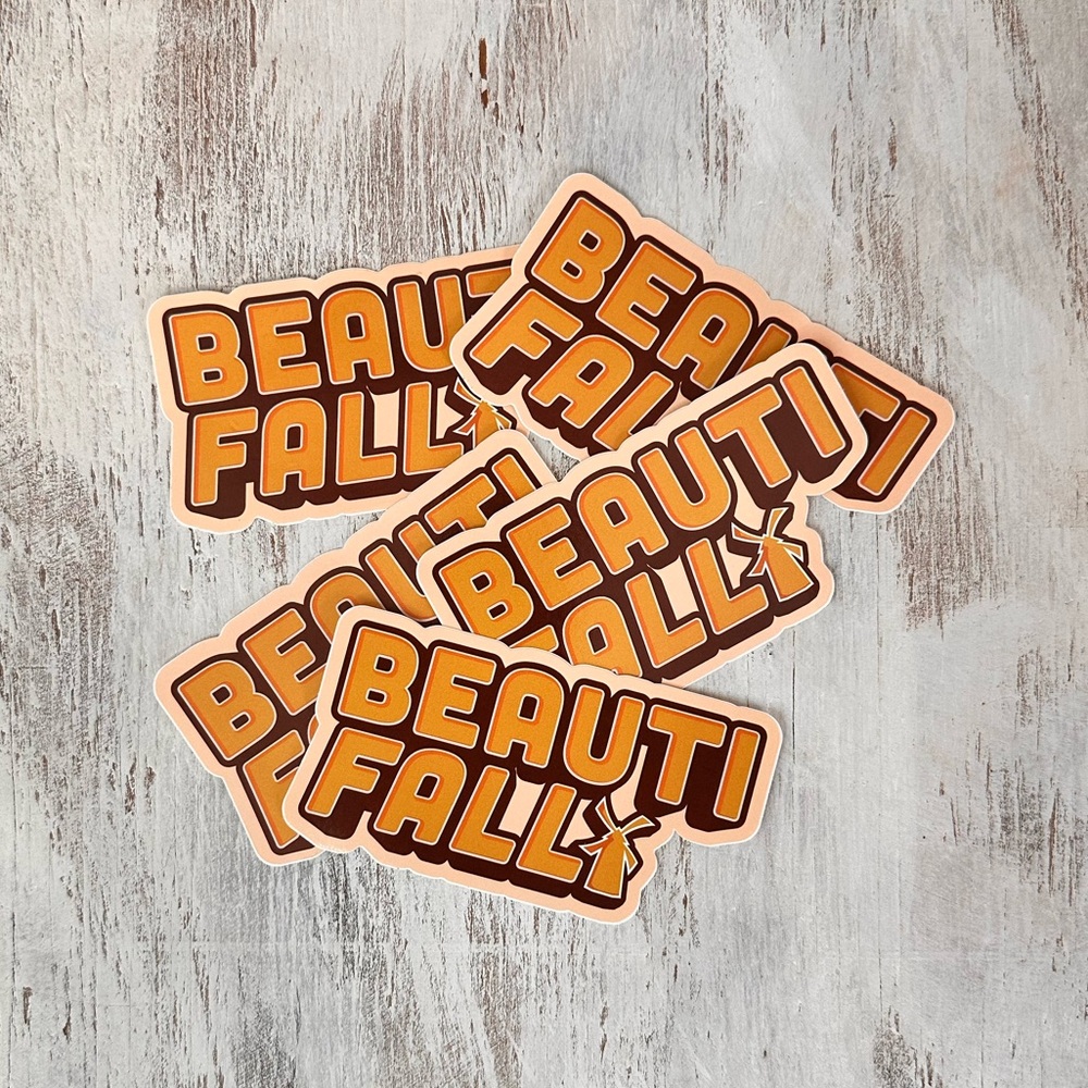 BeautiFALL DB sticker